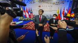 Joko Widodo speaks during ASEAN summit