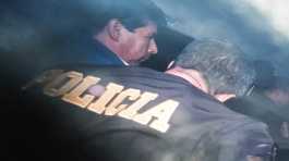 President Pedro Castillo is escorted by police