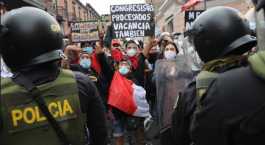 protest in Peru