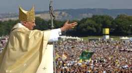 Pope Benedict XVI leaves his homeland
