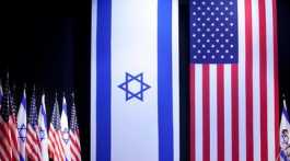 Israel n USA flags