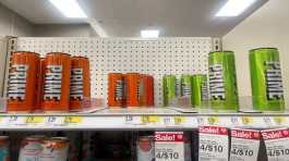 Prime energy drink cans