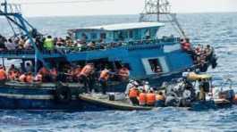 Naval Forces Rescued Migrants