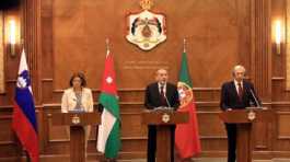 Foreign ministers from Jordan, Portugal, and Slovenia