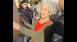 Israeli woman protesting in Germany for Gaza