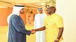 Kenyan President Ruto with UAE counterpart