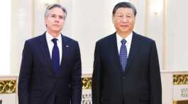 Xi Jinping n Antony Blinken